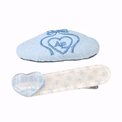 Picture of 2pcs Light Blue Hair Clip Set