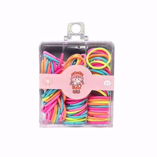 Picture of Kids Hair Accessories & Finger Ring Hair ties (90pcs )