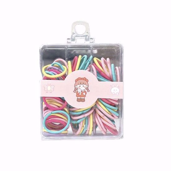 Picture of Kids Hair Accessories & Finger Ring Hair ties (90pcs )