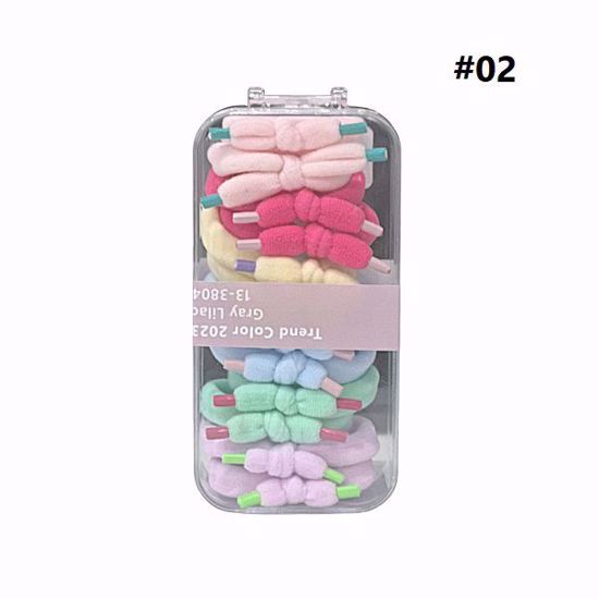 Picture of 12Pcs/Set Bowknot Hair Bands for Women & Girls – Cute and Comfortable