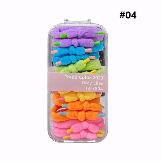 Picture of 12Pcs/Set Bowknot Hair Bands for Women & Girls – Cute and Comfortable