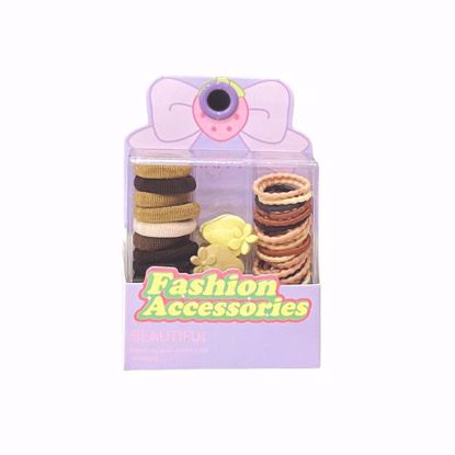Picture of 3-in-1 Kids Hair Accessories Set – Mini Hair Clips, Towel Rings & Hair Ring Ties