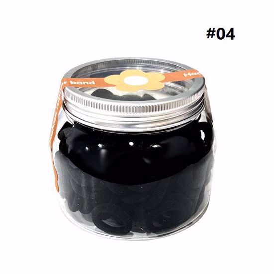 Picture of Towel Hair Ring Ties – Multi-Color Set in Jar