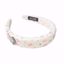 صورة Blue and Pink Flower White Hairband