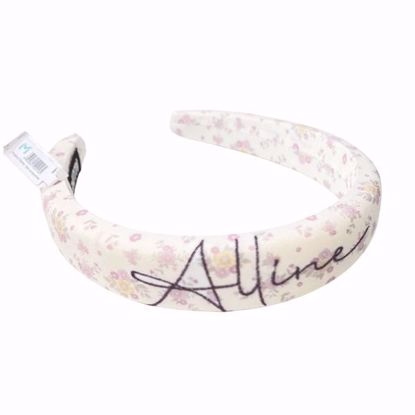 Picture of Purple and Yellow Floral Pattern Hairband