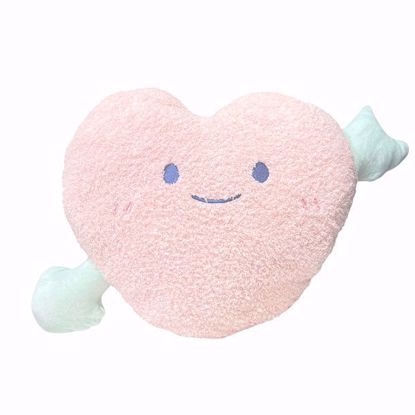 صورة Fuzzy Heart-Shaped Cushion