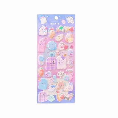 صورة 3D Puffy Stickers – Design #03 (Boo-tiful & Cutiefood!)