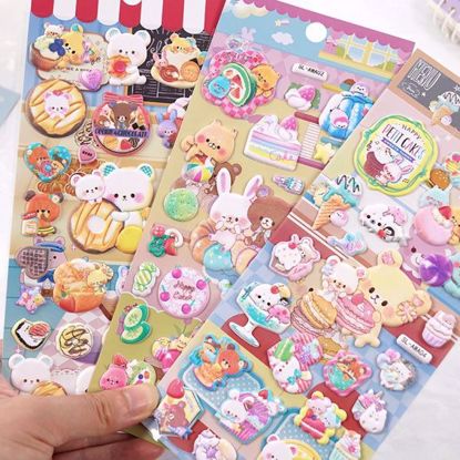صورة 3D Puffy Stickers – Sweet & Squishy Fun!