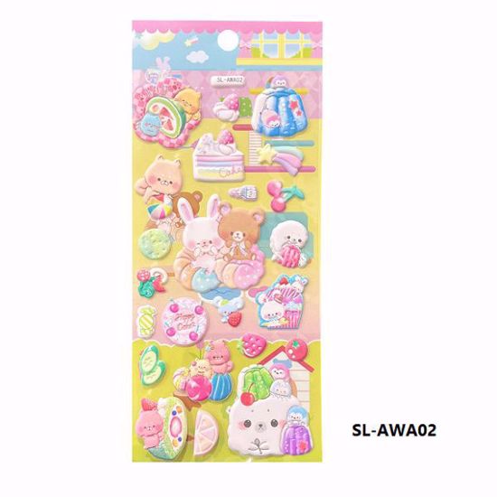 صورة 3D Puffy Stickers – Sweet & Squishy Fun!