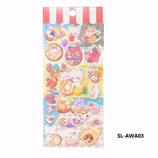 صورة 3D Puffy Stickers – Sweet & Squishy Fun!