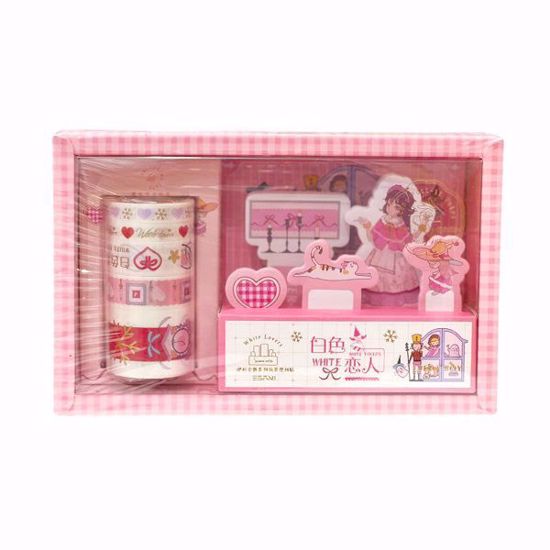 Picture of Romantic Themed Stationery Set – Journaling & Scrapbooking Kit