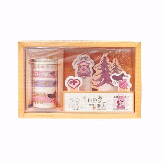 Picture of Romantic Themed Stationery Set – Journaling & Scrapbooking Kit