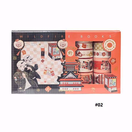 Picture of East Asian-Inspired Washi Tape & Sticker Set