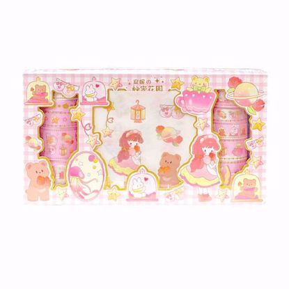 Picture of Kawaii Cute Girl Shiny – Washi Tapes & Stickers Box