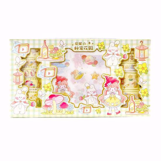 Picture of Kawaii Cute Girl Shiny – Washi Tapes & Stickers Box