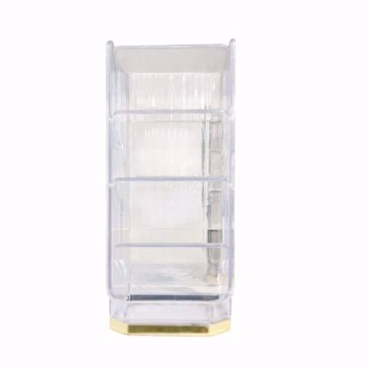 صورة Clear Acrylic Organizer – 9.3 × 8.9 × 20.6 cm