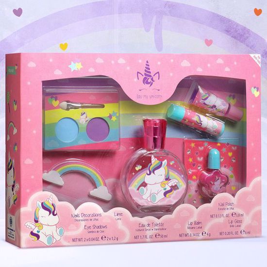 صورة Eau My Unicorn Gift Set – EDT 50 ml + Manicure & Makeup Kit