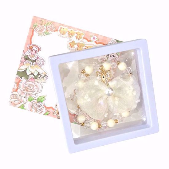 Picture of 2-in-1 Bracelet & Hairclip Set –with Evil Eye Butterfly Charm