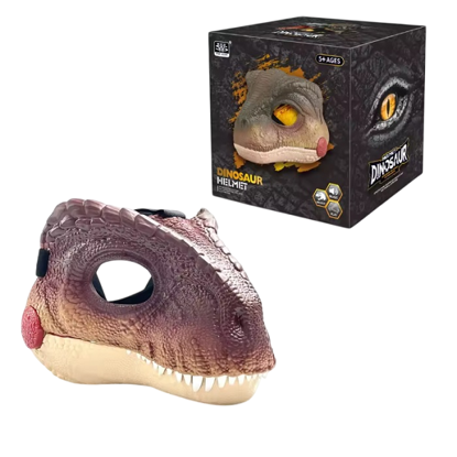 صورة Dinosaur Helmet/Mask with Movable Jaw