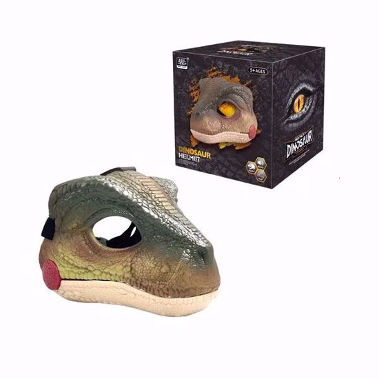 صورة Dinosaur Helmet/Mask with Movable Jaw
