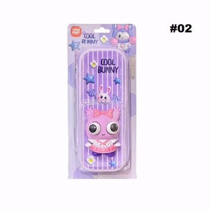 Picture of COOL BUNNY Design 3D Squishy Pop-Eye Pencil Case