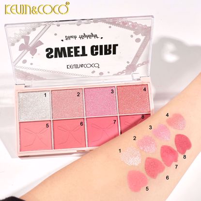 صورة KEVIN & COCO Sweet Girl – Mix & Match Highlighter & Blusher