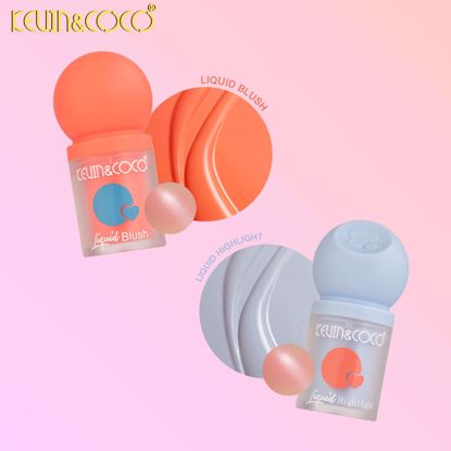 صورة KEVIN & COCO Liquid Blush & Highlighter – Powder Blue