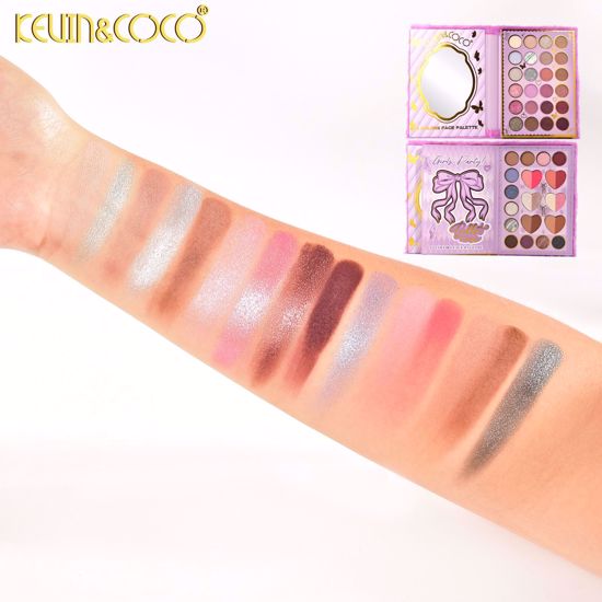 Picture of Furry 42 Colors Two-Layer Face & Eye Makeup Palette (Lilac)