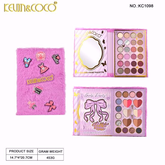 Picture of Furry 42 Colors Two-Layer Face & Eye Makeup Palette (Lilac)