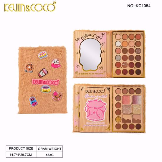 Picture of Furry 42 Colors Two-Layer Face & Eye Makeup Palette (Cookies)