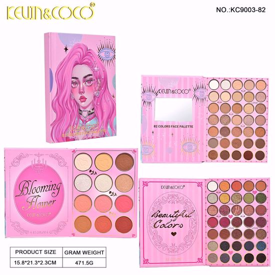 Picture of KEVIN & COCO 82 Colors Face Palette