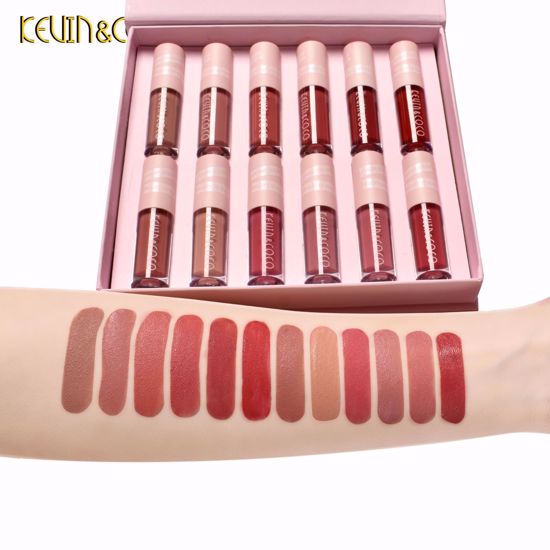 صورة KEVIN & COCO – “Colors Make Me Happy” 12-Color Matte Lip Gloss Set
