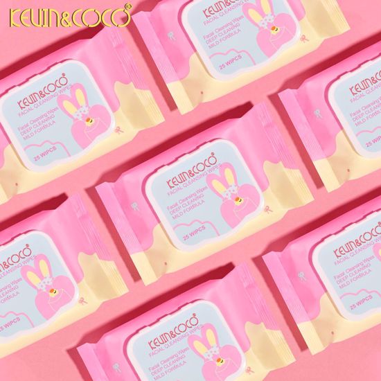 صورة Kevin & Coco Face & Eye Makeup Remover Wipes (25pcs)