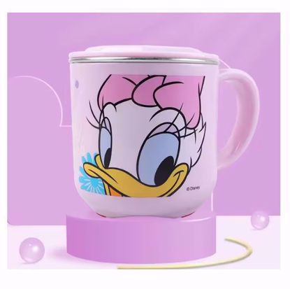 صورة Disney Daisy Duck Cartoon Stainless Steel Kids Cup