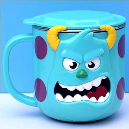 صورة Disney Monster 3D Cartoon Stainless Steel Kids Cup