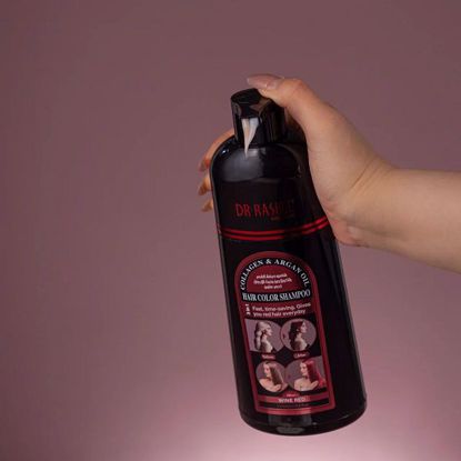 Picture of Dr. Rashel Collagen & Argan Oil Hair Color Shampoo – Dark Wine Red