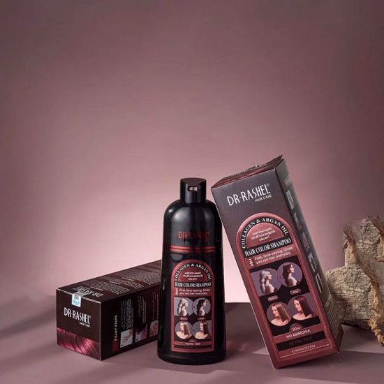 صورة Dr. Rashel Retro Red Hair Color Shampoo – 400ml