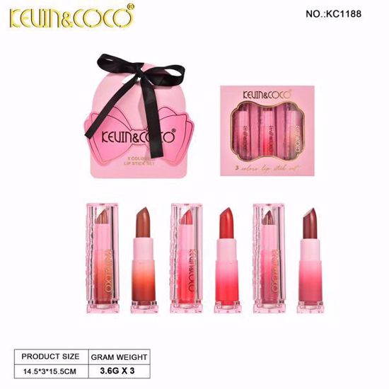 Picture of Kevin & Coco 3 Colors Lip Stick Set