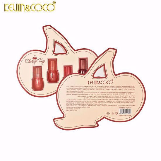 Picture of Kevin & Coco Cherry Lip Lacquer 4 Colors Lip Gloss  - Fruit Series