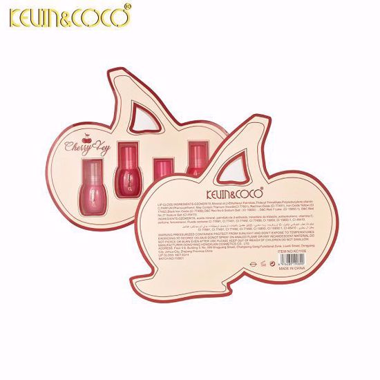 Picture of Kevin & Coco Cherry Lip Lacquer 4 Colors Lip Gloss  - Fruit Series