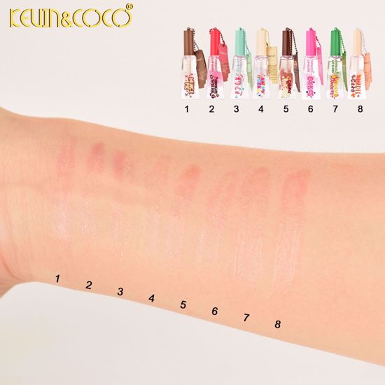 Picture of Kevin & Coco 8-Shade Chocolate Tinted Lip Oil