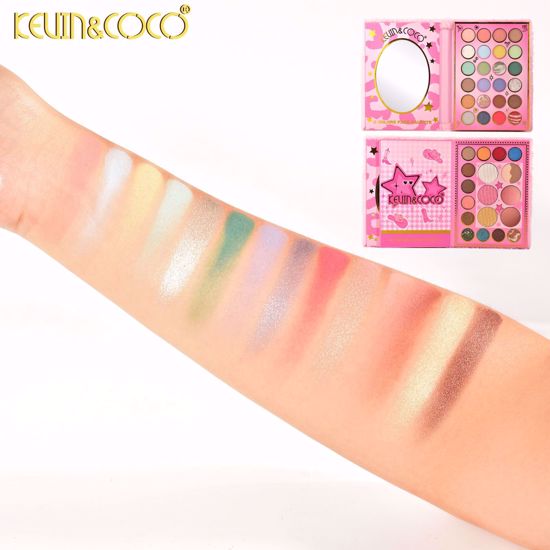 Picture of Furry 42 Colors Two-Layer Face & Eye Makeup Palette (Pink)