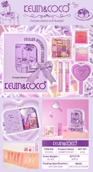 Picture of Kevin & Coco Sweet Lilac Fantasy Makeup Collection
