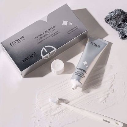 Picture of Estelin Crystal Whitening Toothpaste & Toothbrush Set