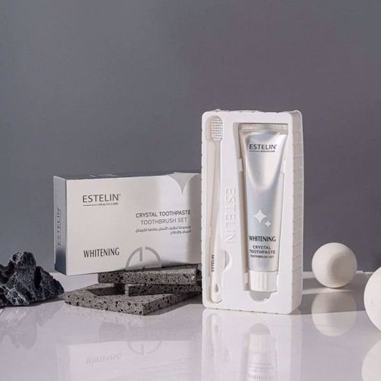 Picture of Estelin Crystal Whitening Toothpaste & Toothbrush Set
