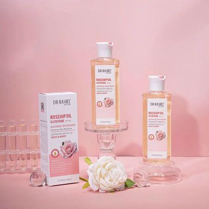 صورة Dr. Rashel Rosehip Oil Glutathione SPF 50 Advance Whitening (210ml)