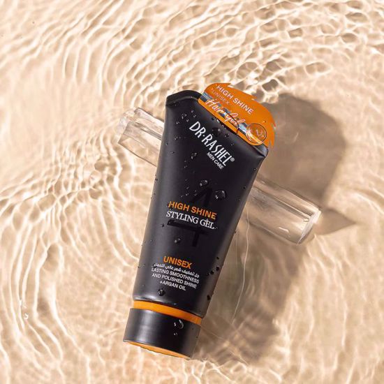 Picture of DR RASHEL High Shine Styling Gel – Unisex Strong Hold, Polished Shine & Argan Oil Nourishment