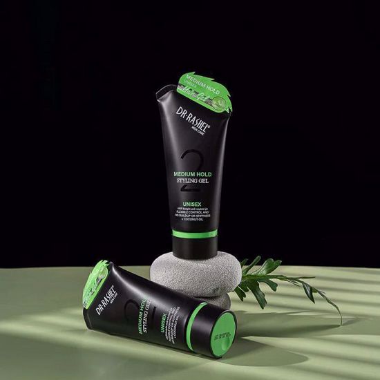 Picture of DR RASHEL Medium Hold Styling Gel Unisex – Flexible Control with Coconut Oil, Lightweight, No Buildup