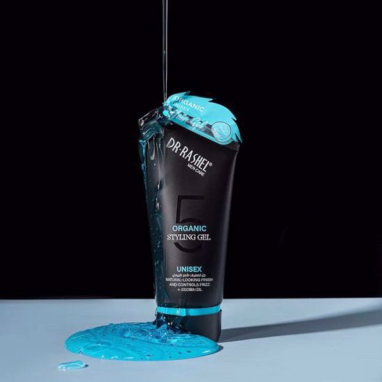 Picture of DR RASHEL Organic Styling Gel Unisex – Natural-Looking Finish, Frizz Control, Lightweight Hold, Jojoba Oil Infused