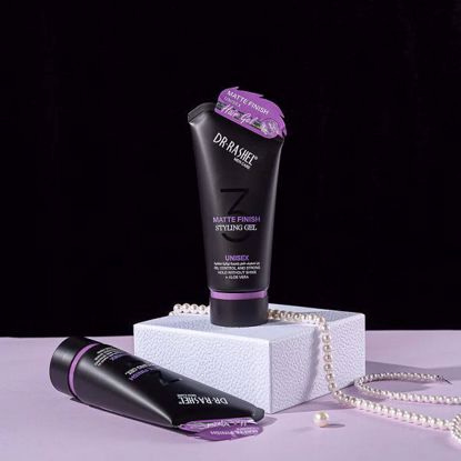 صورة DR RASHEL Matte Finish Styling Gel Unisex – Oil Control, Strong Hold Without Shine, Aloe Vera Infused Non-Greasy Styling Gel